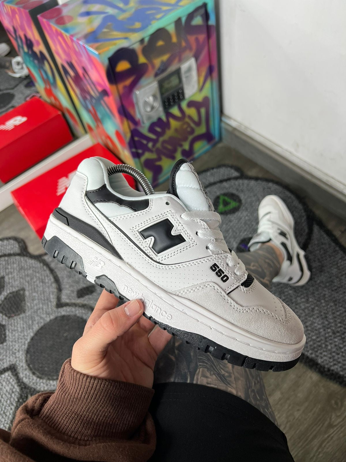 New Balance 550 Blanco Negro (1.1)