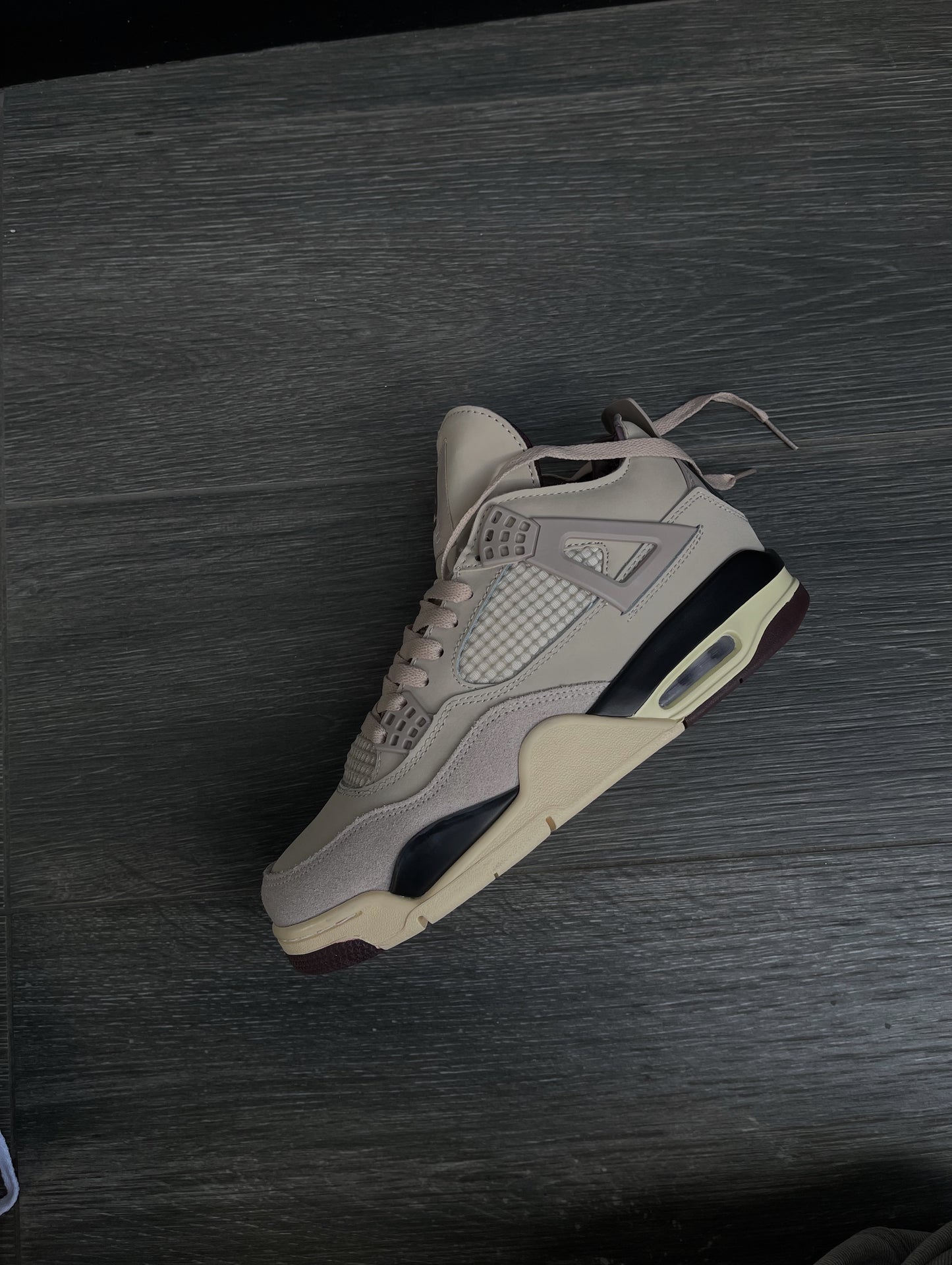 A Ma Maniére × Air Jordan 4 “Fossil Stone”