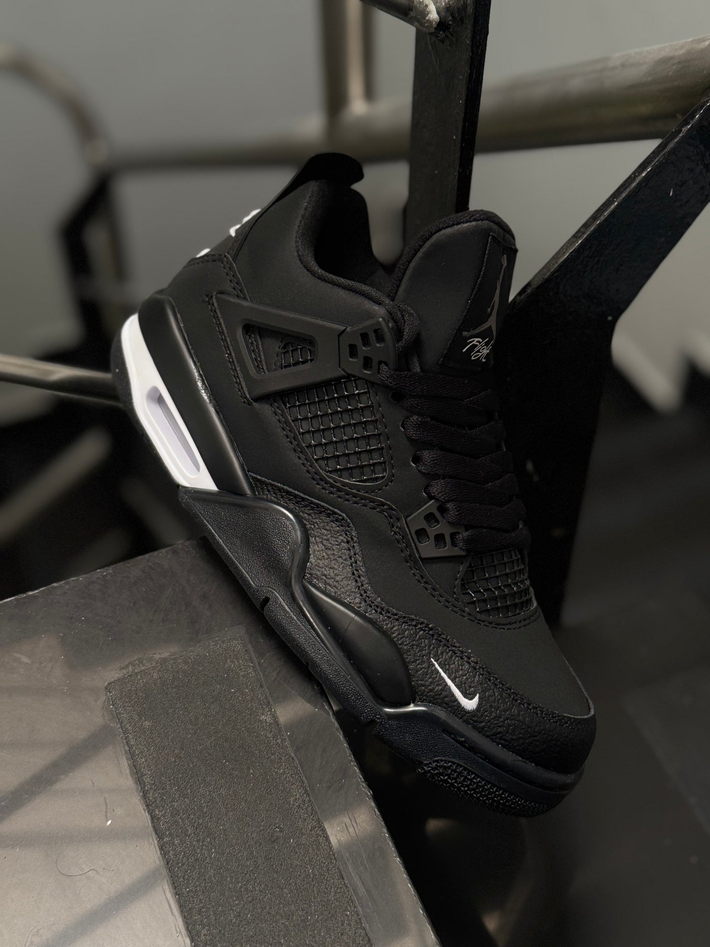 Air Jordan Retro 4 “BIKE X NIGEL SILVESTER BLACK”