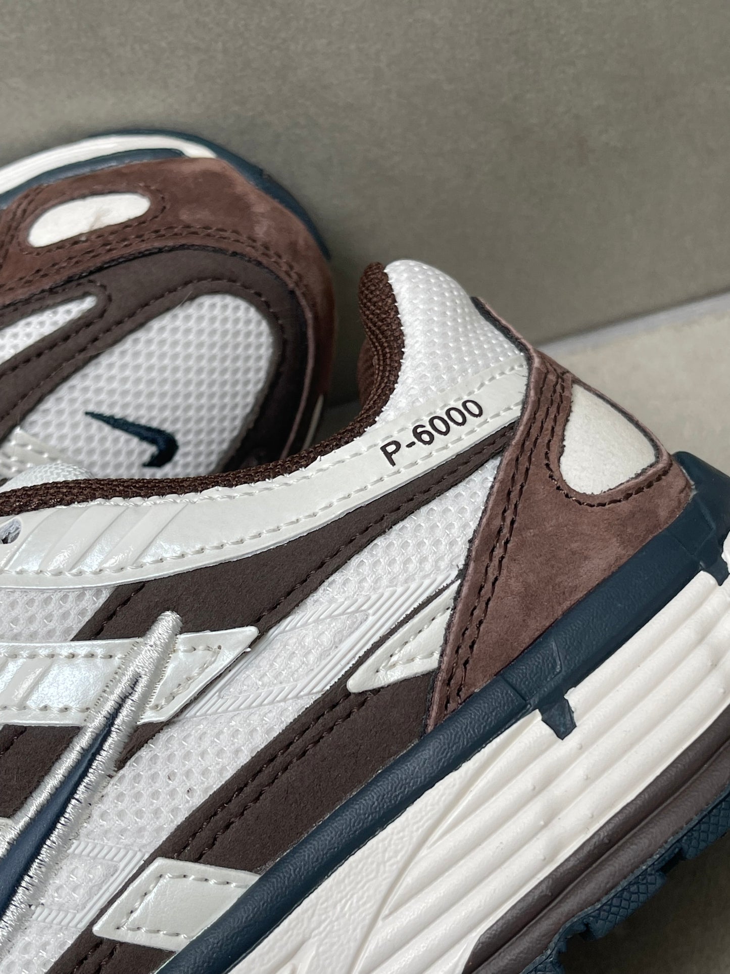 Nike P-6000 White Brown