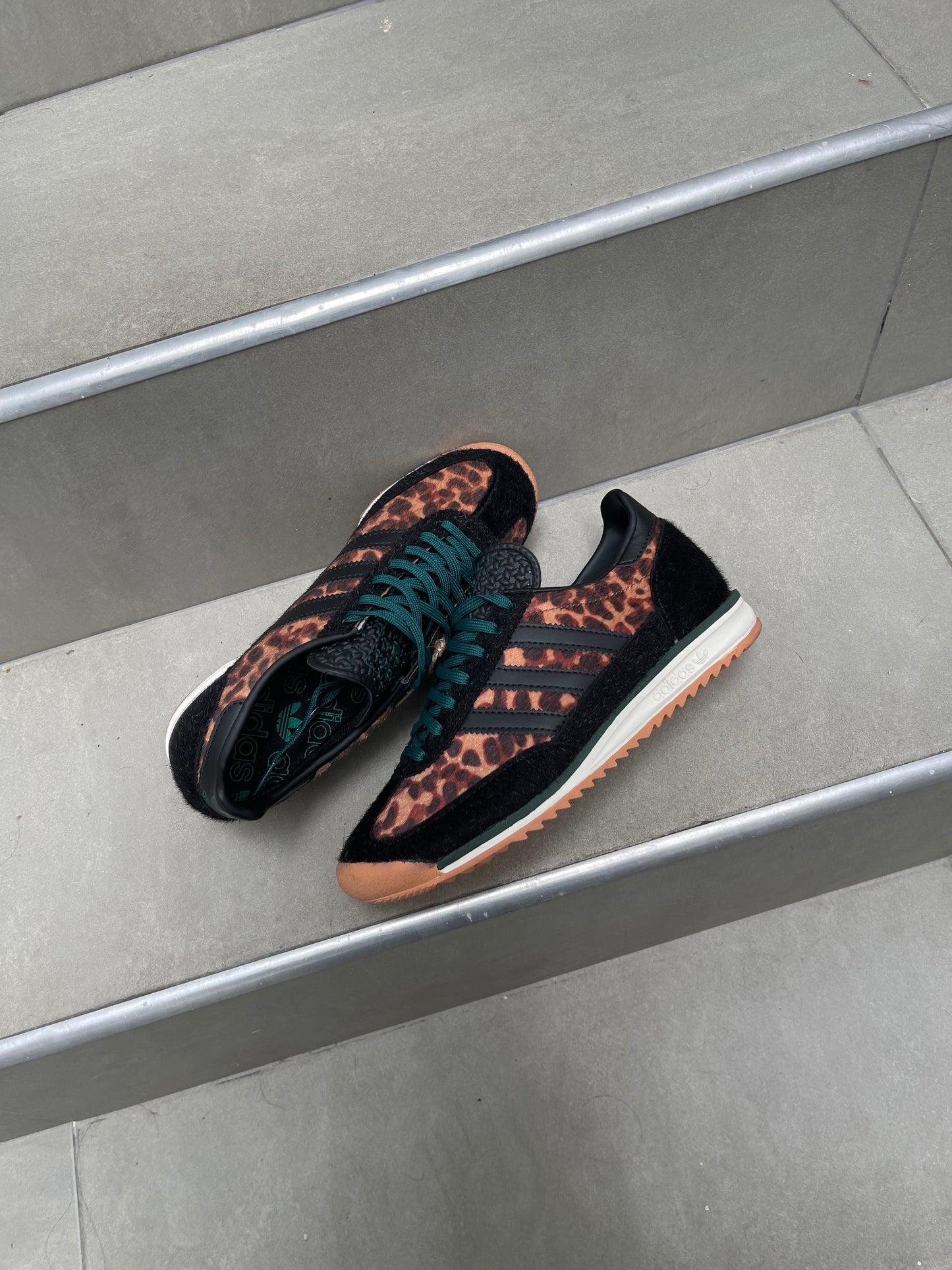 Adidas Tenis SL 72 "Leopard Print Collegiate Green"