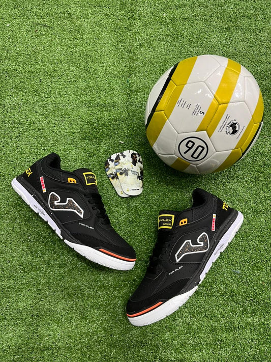 Joma Top Flex Futsal — Negro/Blanco