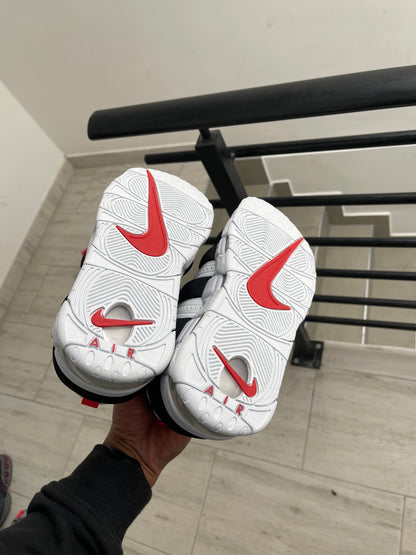 Nike Air More Uptempo Low White Red