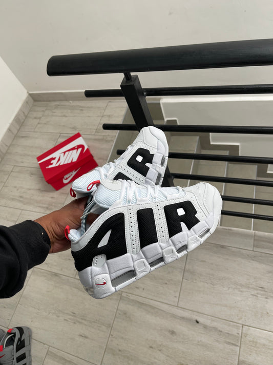 Nike Air More Uptempo Low White Red