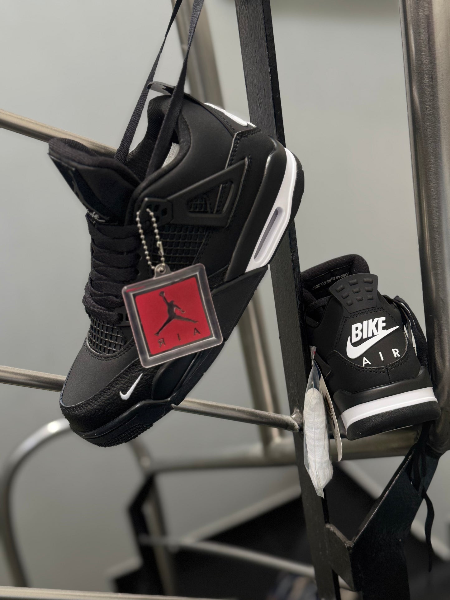 Air Jordan Retro 4 “BIKE X NIGEL SILVESTER BLACK”