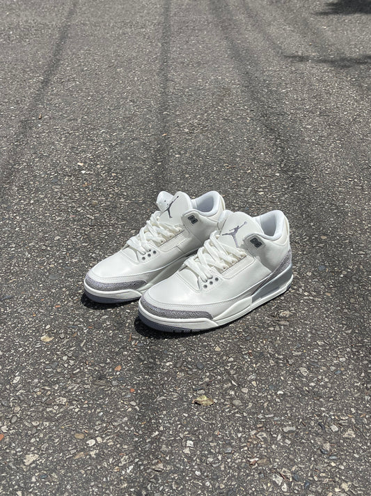 Air Jordan 3 Retro “Sail Metallic Silver”