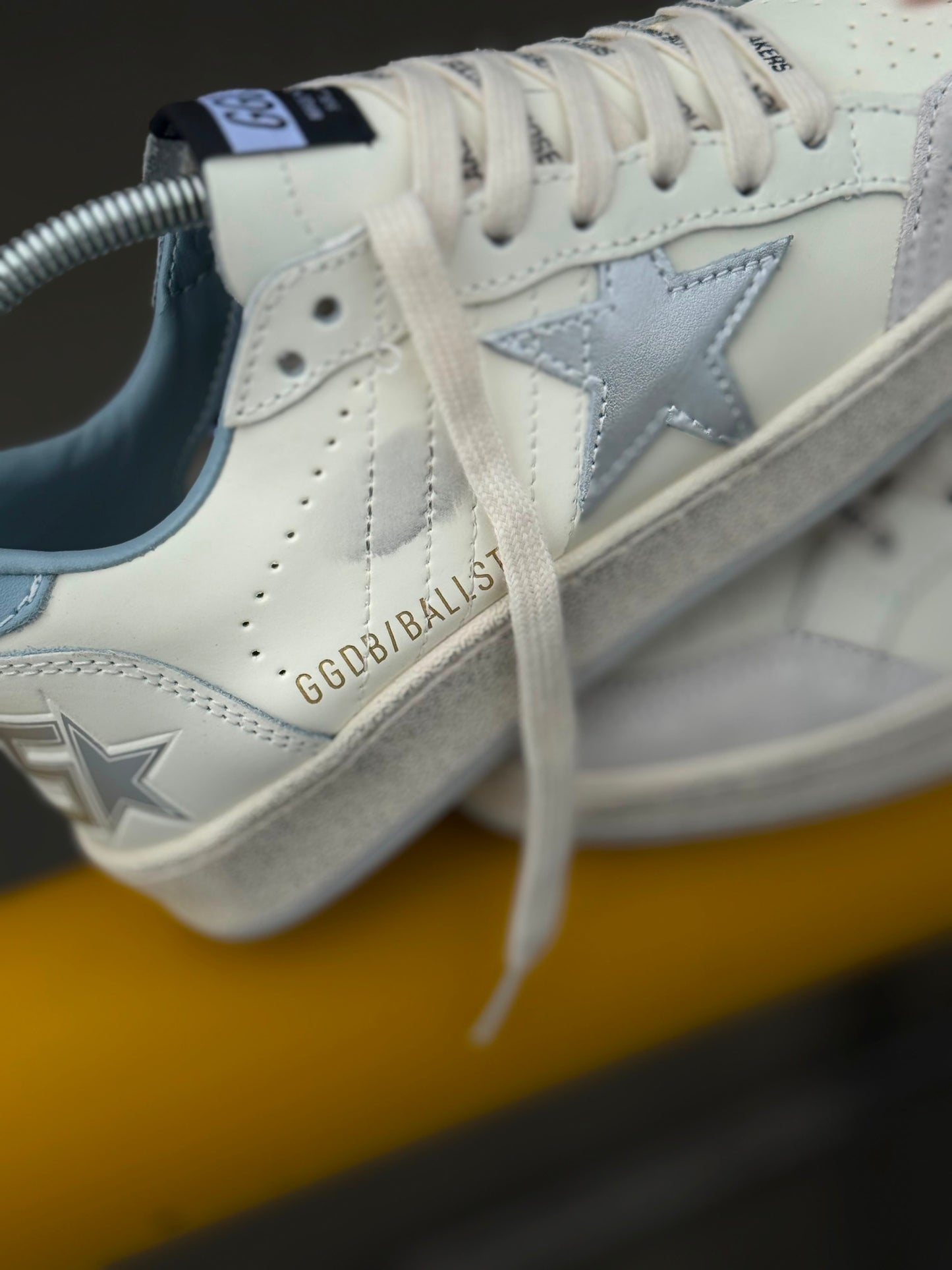 Golden Goose Ball Star blanca azul