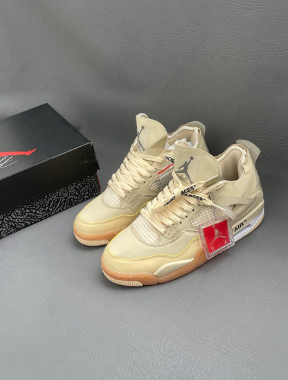 Jordan Retro 4 OFF WHITE