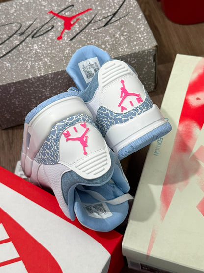 Air Jordan Retro 3 White and Cobalt Bliss