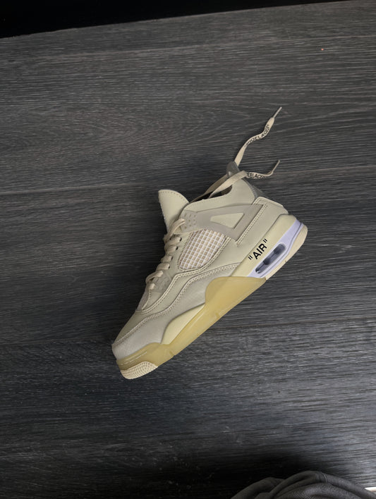 Off-White x Air Jordan 4 Retro “Sail”