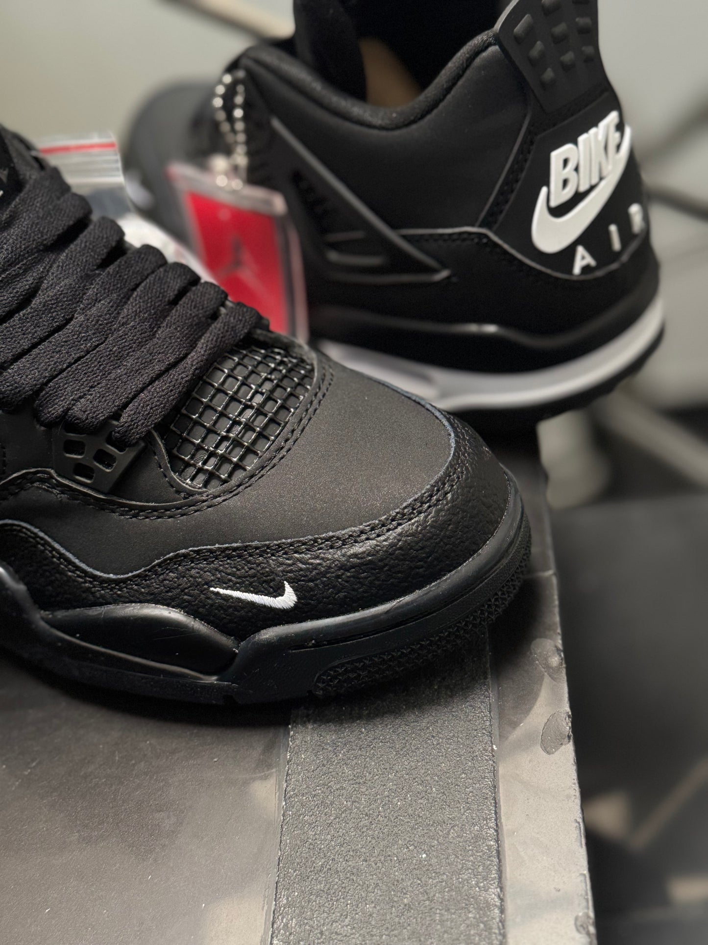 Air Jordan Retro 4 “BIKE X NIGEL SILVESTER BLACK”