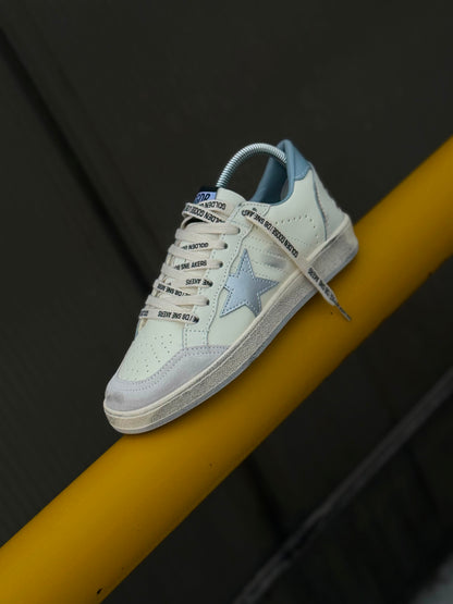 Golden Goose Ball Star blanca azul