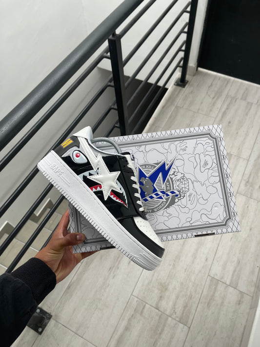 Bape Sta Low Shark Black