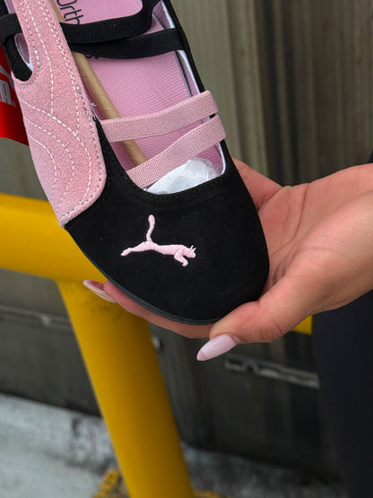 Puma Speedcat Ballet negra Rosada