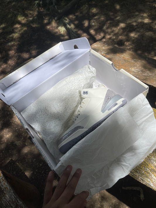 Air Jordan 3 Retro “Sail Metallic Silver”