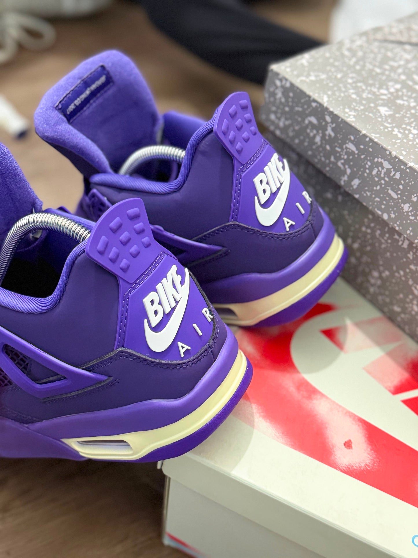 Nike Air Jordan 4 Purple Brick by Brick