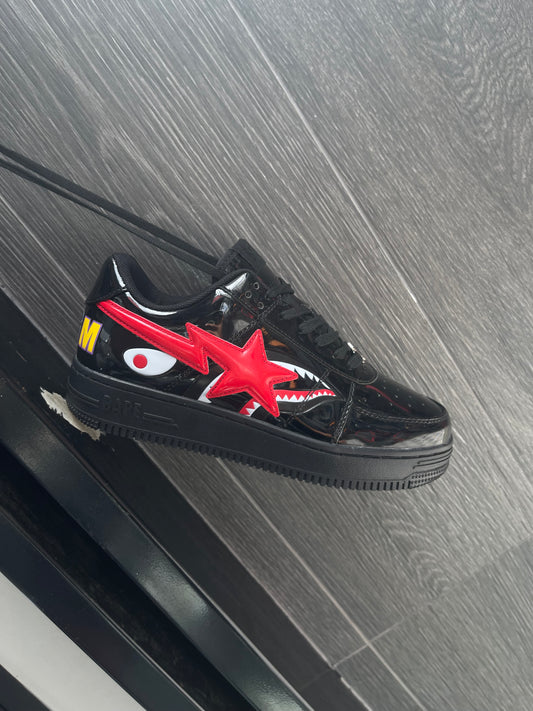 Bape Sta Low Black Shark